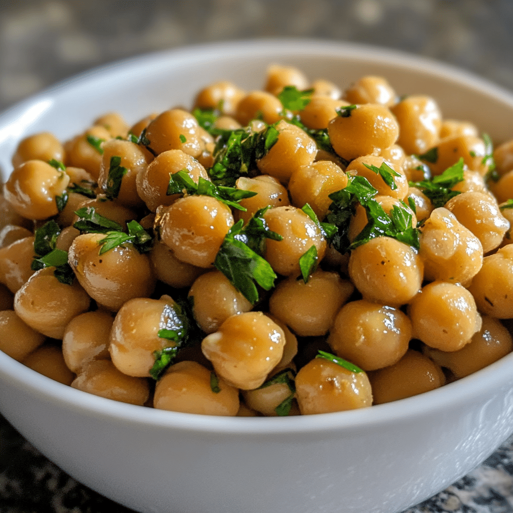 chickpeas in the Instant Pot close-up
